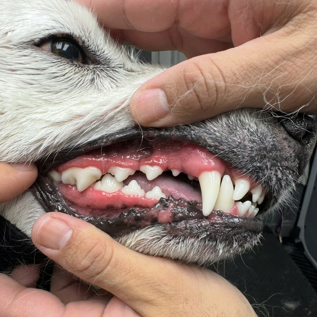 After — Golden Retriever dog after Deep Dental Cleaning — Pawsionate Mobile Grooming Rockwall TX